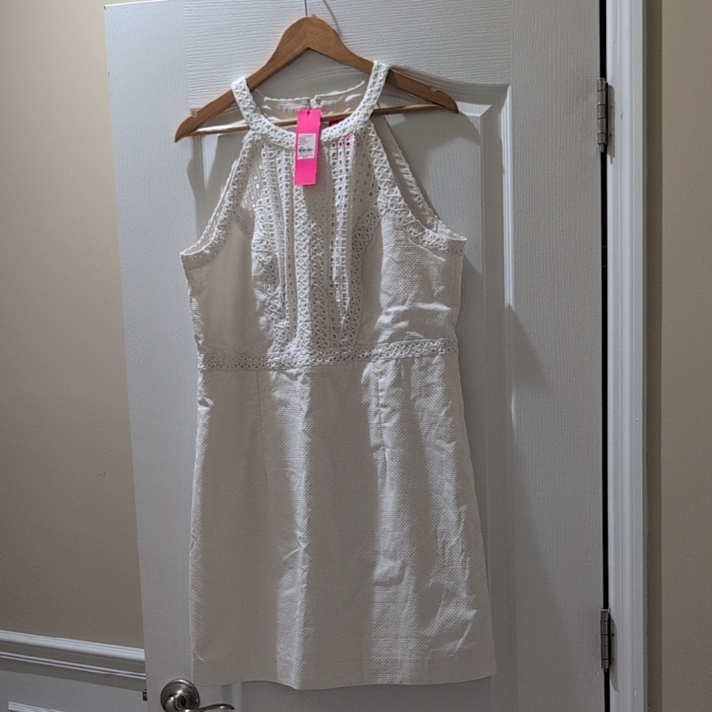 Lilly Pulitzer White Halter Dress